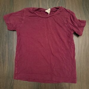 Kate Quinn Plum Short Sleeve Top